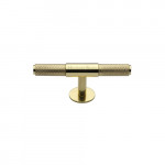 M Marcus Heritage Brass Knurled Fountain Design Cabinet Knob 60mm